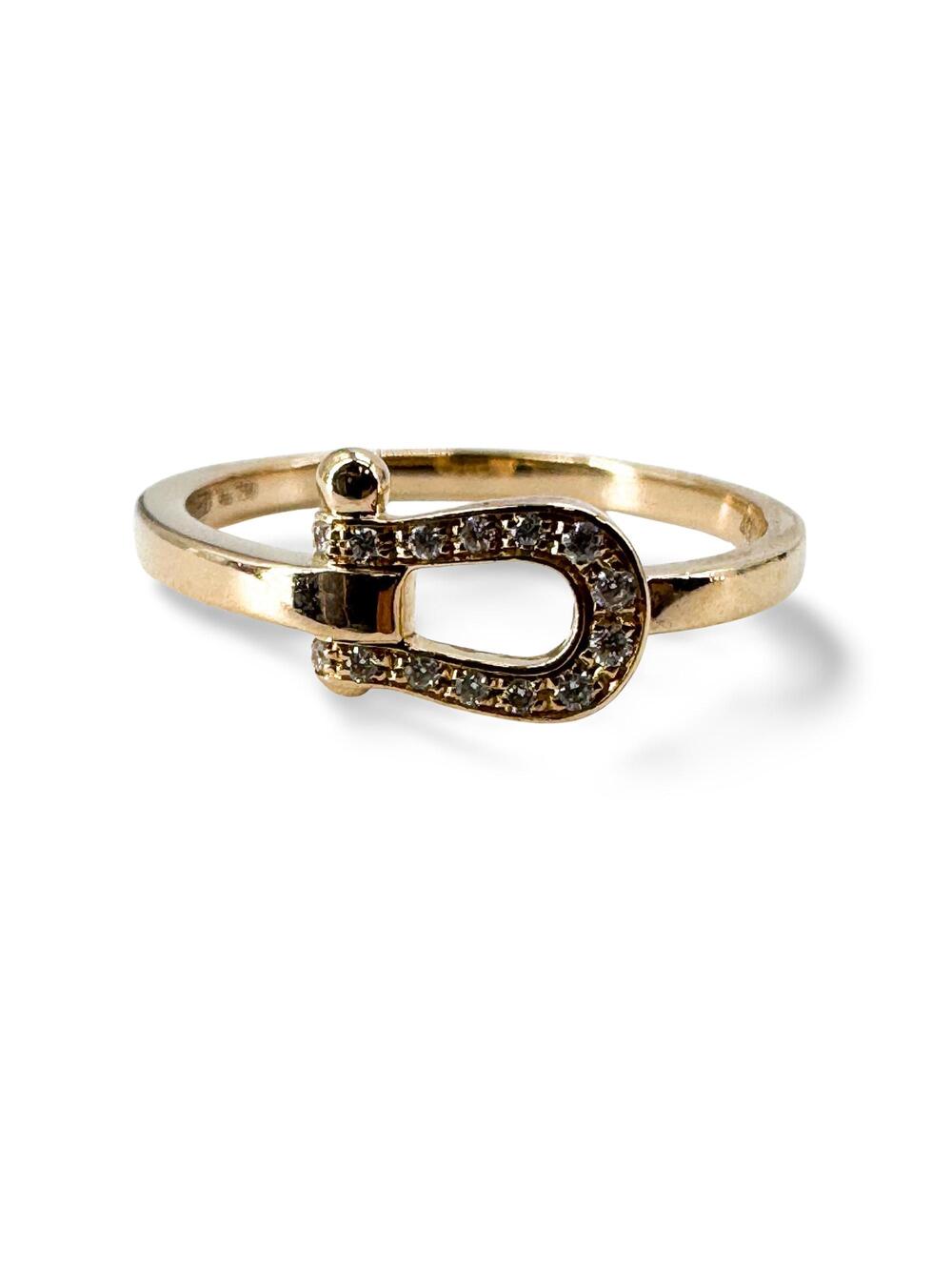 Fred Force 10 Medium Ring 18K Pink Gold #381930F99B